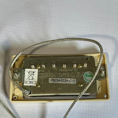 2021 Epiphone Slash Les Paul Guitar Neck Bridge Zebra Probucker Humbucker Pickup Set image 10