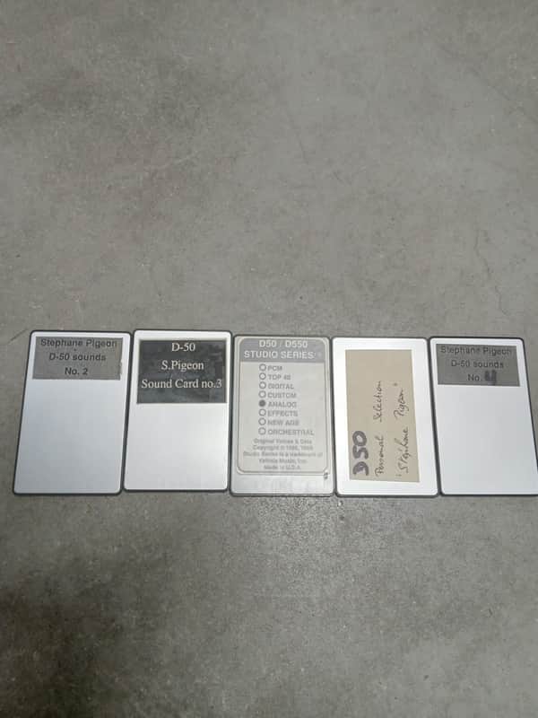 Roland Pn-d50 cards d50 image 1