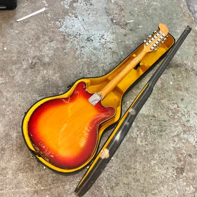 Fender Coronado XII 1967 - Sunburst original vintage USA electric 12 string image 14