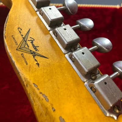 Fender Custom Shop #119 Limited Edition 1950 Double Esquire® - Heavy Relic® with Case, Aged Black image 17