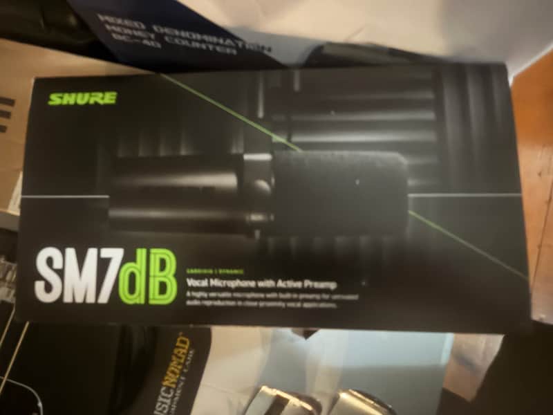 Shure SM7B Cardioid Dynamic Microphone (Never Used) image 1