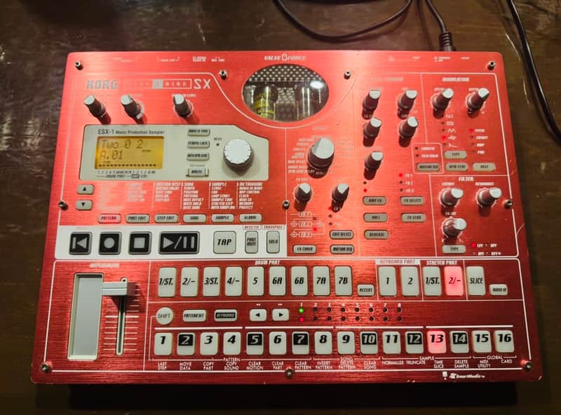 Korg Electribe-SX ESX-1 Music Production Sampler 2000s - Red image 1