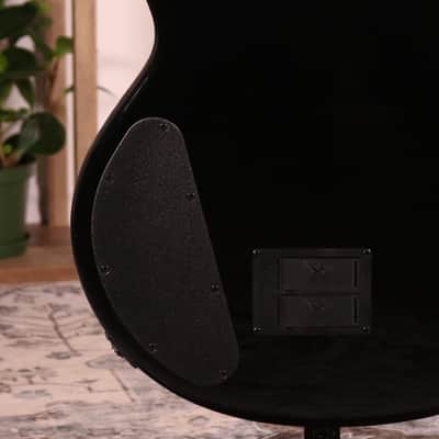 MusicMan DarkRay 4 Electric Bass - Ebony Fingerboard, Obsidian Black image 9