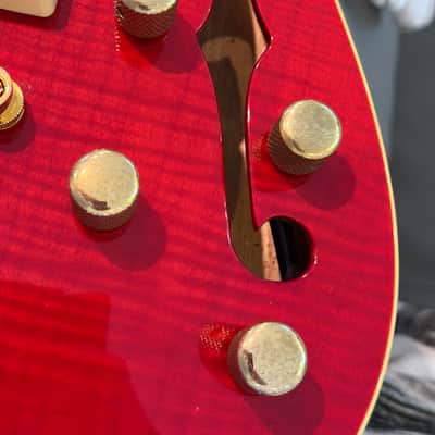 Schecter C/SH-1 Semi-Hollow Red | Seymour Duncan ’59/JB | Pro Setup | Excellent Condition image 8