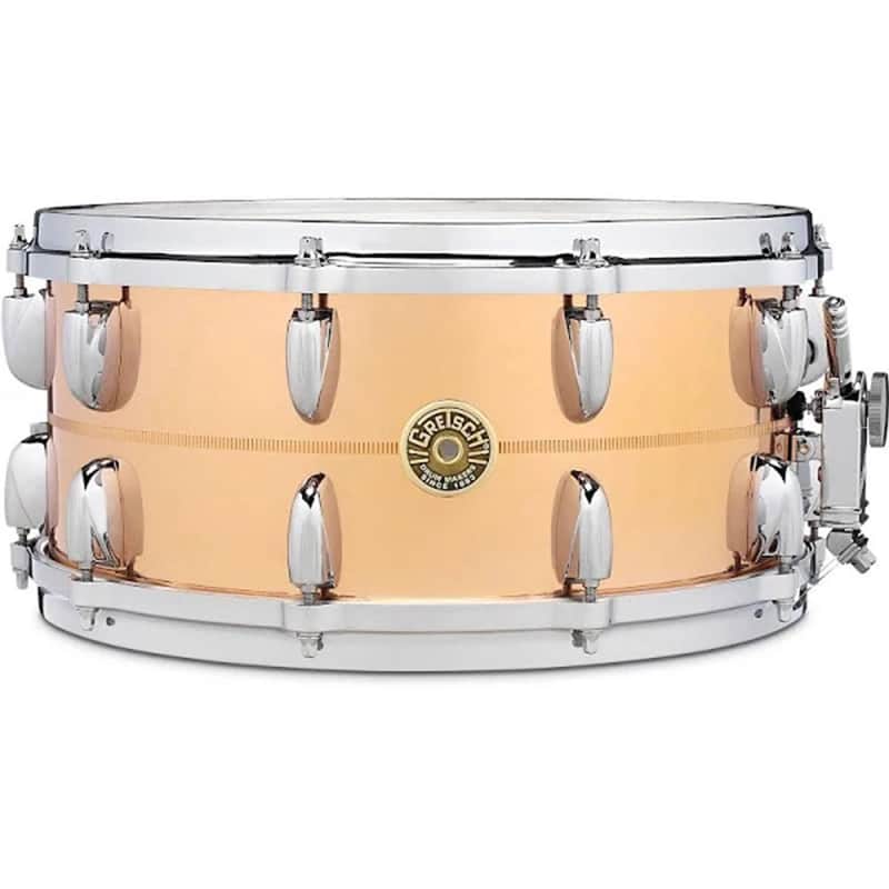 Gretsch G4169B USA Custom Bronze 6.5x14" 20-Lug Snare Drum image 1