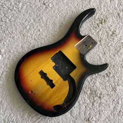 Sunburst Electric Bass Guitar Body image 2