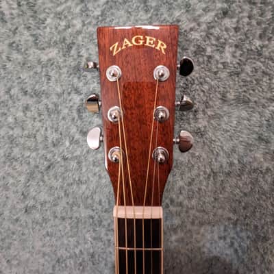 Zager ZAD50CE Solid Spruce/Mahogany Acoustic Electric Vintage Sunburst image 5