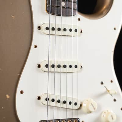 Fender Custom Shop Limited 1959 Stratocaster Relic - Shoreline Gold image 5