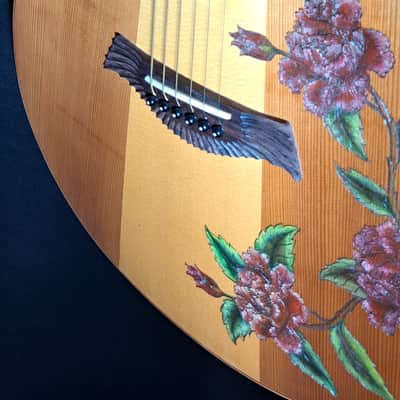 Blueberry Handmade Acoustic Guitar Grand Concert image 7