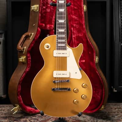 Gibson Les Paul Standard 50s P-90 Electric Guitar - Goldtop with Hardshell Case image 15