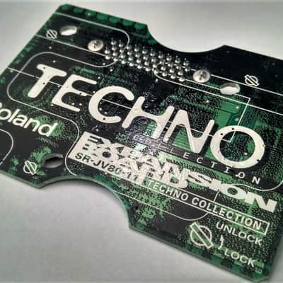 Roland SR-JV80-11 Techno Collection Expansion Board 1990s - Green image 2
