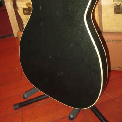 ~1964 Silvertone Model 1423 Jupiter Stratotone Faux Black Sparkle image 6