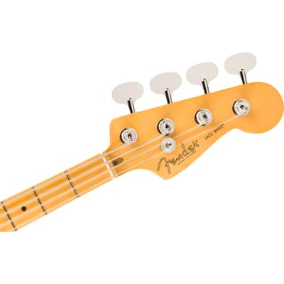 Fender American Professional Classic Jazz Bass MN Faded Dakota Red - 4-String Electric Bass image 5