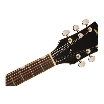 Gretsch G2622T Streamliner Center Block Double-Cut Electric Guitar (Steel Olive) with Broad Tron Pickups - Hollow Body Design Bundle with Plywood Construction Case (2 Items) image 7