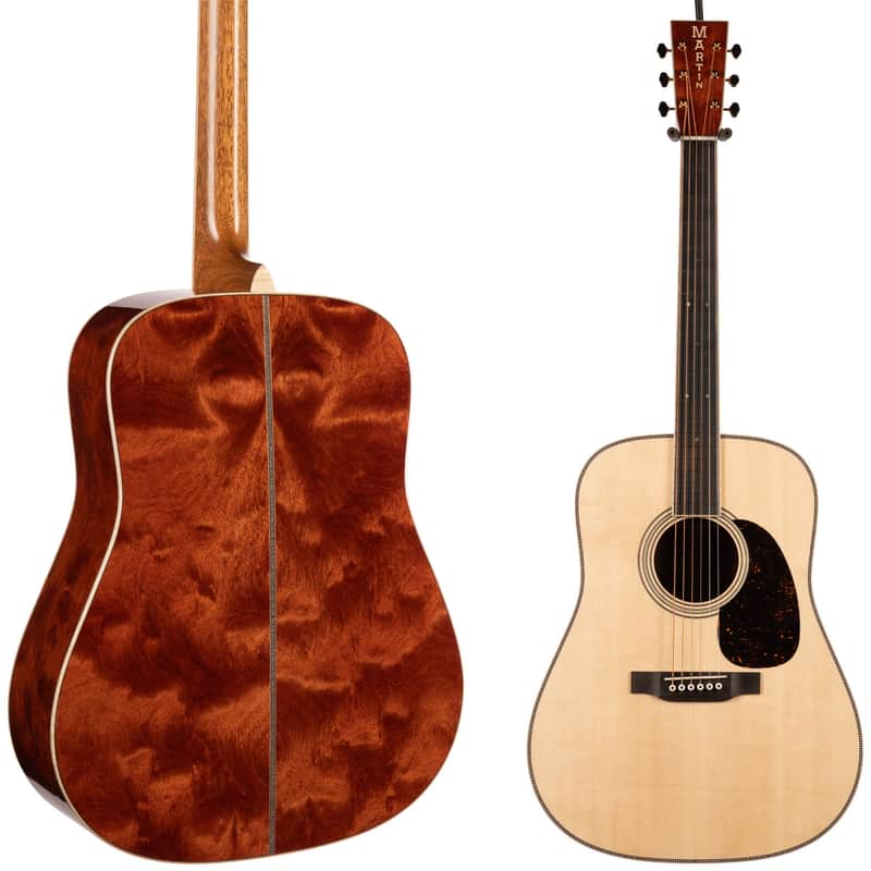 Martin Custom Shop Custom “D” Quilted Bubinga (382) image 1