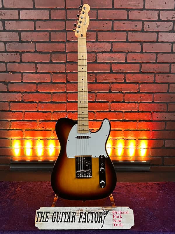 2008 Fender MIM Standard Telecaster Maple Fingerboard, Brown Sunburst image 1