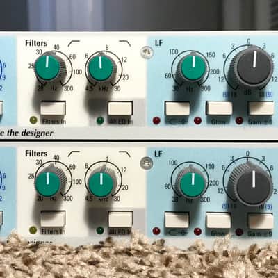 AMEK 9098 Preamp / Equalizer By Rupert Neve - Pair in Mint Condition - Close SN image 4