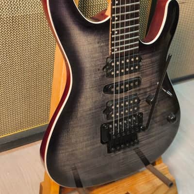 Ibanez KIKO10BP-TGB Premium Kiko Loureiro Signature with Rosewood Fretboard 2021 Transparent Gray Burst image 3