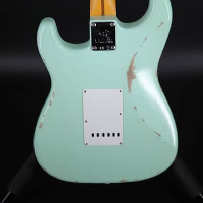 Fender Limited Edition Fat 1954 Stratocaster Relic - Faded Aged Surf Green image 14