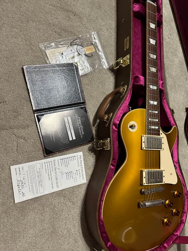 Gibson Custom Shop Historic '57 Les Paul Goldtop Reissue VOS image 1