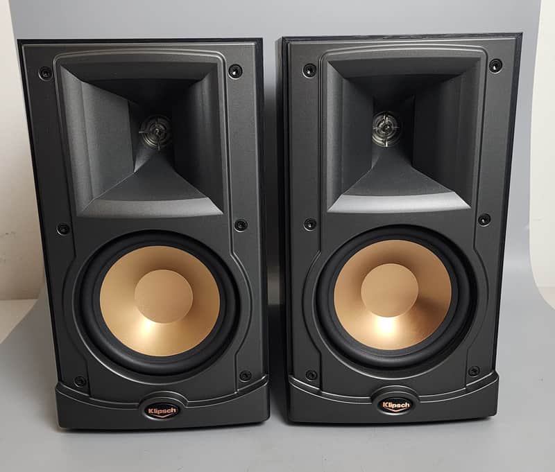 Klipsch Ref IV RB51 Black 75 Watt Bookshelf Speakers Pair image 1