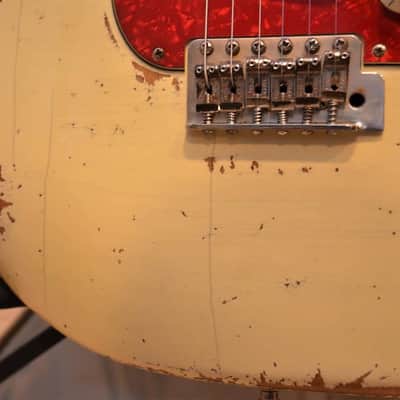 American Fender Stratocaster Relic Vintage White Texas Specials image 12