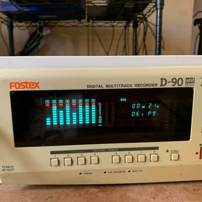 rare Fostex  D-90 - Vintage Digital 8-Track Digital Multitrack Recorder image 3