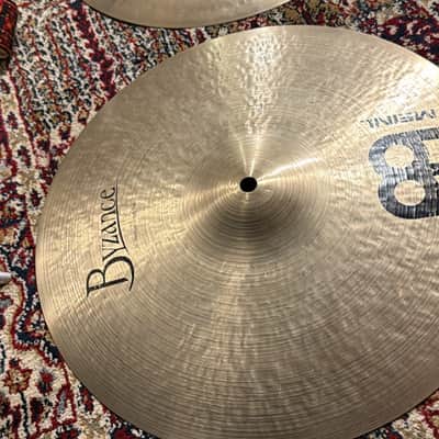 Meinl 14" Byzance Traditional Medium Hi-Hat (Pair) 2001 - Present - Traditional image 10