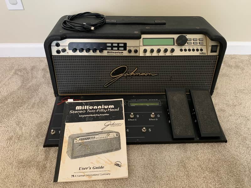 1999 Johnson Millennium JM250 Guitar Head w/j12 footswitch image 1