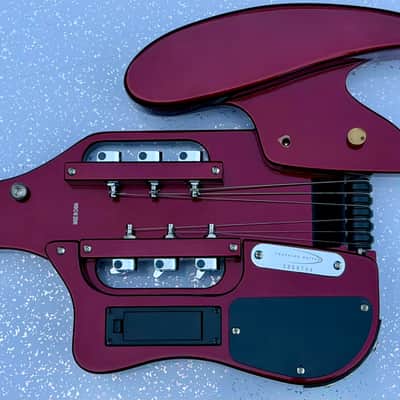 Traveler Speedster Hot Rod Electric Travel Guitar 2010s - cherry image 4