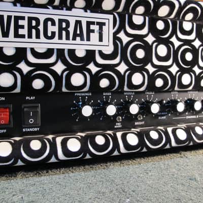 Hovercraft Caribou Stage IV spec OpArt 'ODdS' custom OVERDRIVE Black / White mohair elephant image 6