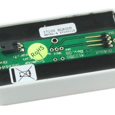 Mint Seymour Duncan 11106-40-W AHB-2b Blackouts Metal Bridge Pickup, White image 2