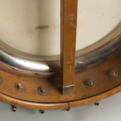 Plectrum Banjo, made by Lyon & Healy, c. 1925, black hard shell case. image 14