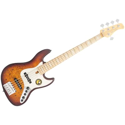 V7 Ash Reissue 5 Cordes Tobacco Sunburst Satin Marcus Miller image 1