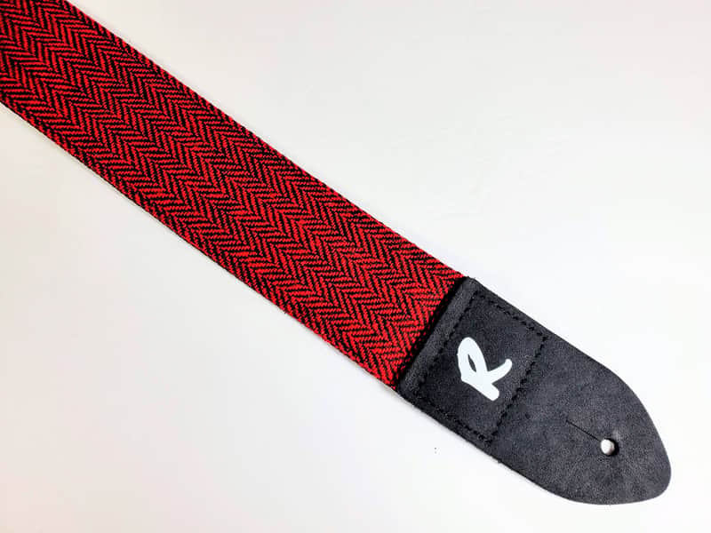 Red and Black Tweed Guitar Strap -Tweed Guitar Strap- Vintage Tweed -Durable Guitar Strap-Guitar St image 1