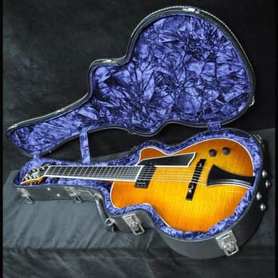 Megas Athena 7 String Archtop Autumn Burst image 1