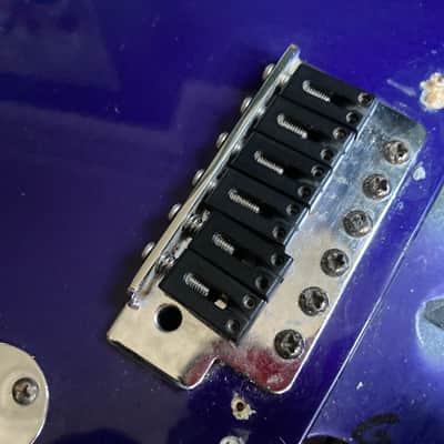 Fender Stratocaster Standard Electric Guitar Body Mexico Strat Blue 1998 image 7