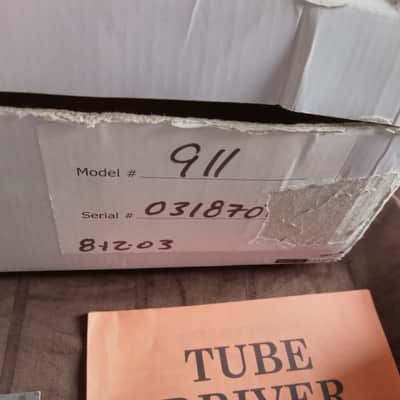 Tube works Tube Driver 911 4 knob w/box and papers image 2