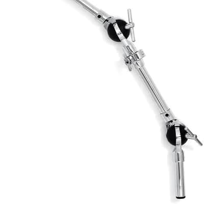 Ultra Adjust Cymbal Boom Arm, with Telescoping Extension from 27 to 35.5", Twin Ultra Adjust Tilters, Rack and Clamp Mount Drum Hardware for Elevated Crash Cymbal Placement