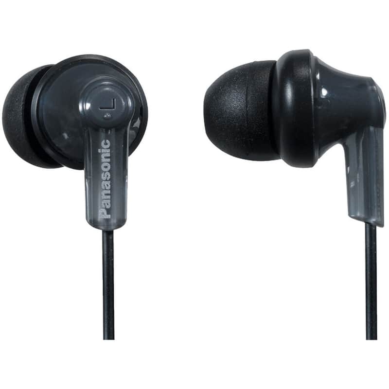 Panasonic RPHJE120K ErgoFit Earbud Headphones - Black image 1