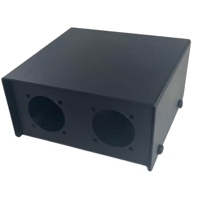 PROCRAFT PB5-2G2G-BK Steel Project Box 4 1/2" x 4-3/4" x 2-3/8" w/ 4 "G" punches image 1