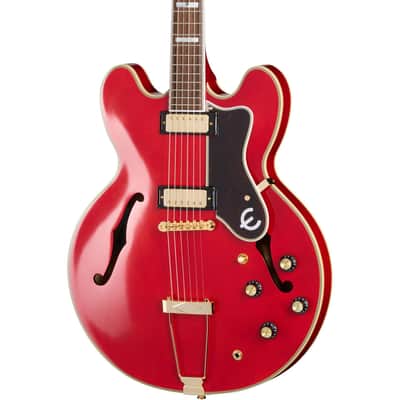 Epiphone Masterbilt Gem Archer Sheraton Electric Guitar - Cherry Red image 1