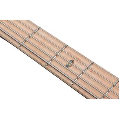 Ibanez Premium SR5FMDX2 5-string Bass - Natural Low Gloss image 8