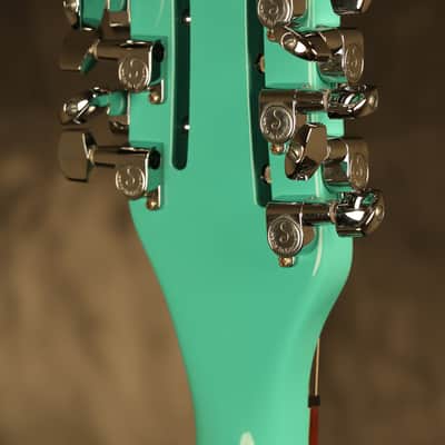 2013 Rickenbacker 330/12S 12-string Sea Green w/Rose Morris sound hole image 20