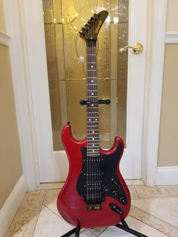 Kramer  Pacer Deluxe  80's Candy Red image 1
