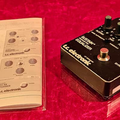 TC Electronic Sustain + Parametric EQ Compressor Booster 1980s Vintage TOP image 7