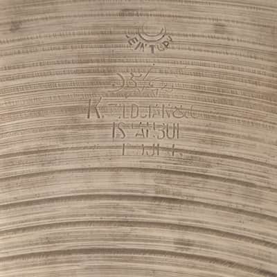 Vintage Zildjian K Istanbul ‘Intermediate Stamp’ 20″ Ride Cymbal – 1959-66 image 4