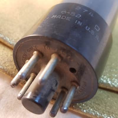 RCA 1% Tight Matched Pair (2) 6V6GT/G tNOS AT1000 TESTED Vacuum Tubes greyglass WWII era Beam Power 6V6 1938-1946 image 17