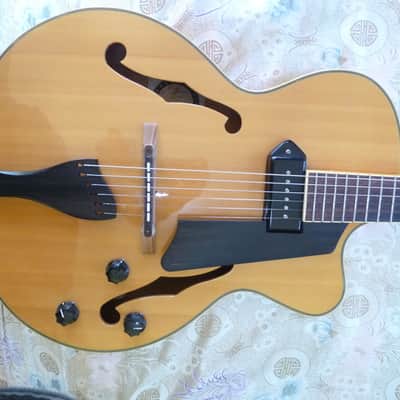 Alvarez AD65CE Blonde Hollow Body image 3