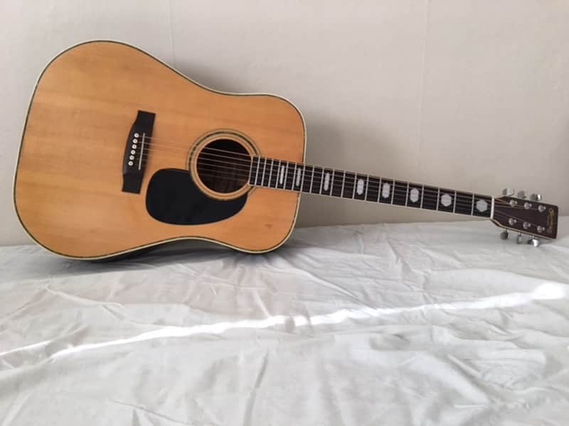 1979 Vintage Kiso Suzuki W-200 .. Martin D-28 Profile & figures